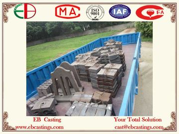 China ZG40Cr5Mo FED-4A High Abrrasive Cement Mill Cast Shell Liners End liners Grid Liners Ring Liners EB5051 supplier