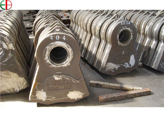 China AS2027 Cr35 High Cr Cast Iron Hammer Casting Parts for Single-Row Hammer Crushers HRC62 Hammer Head supplier