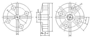 China Sketch Drawing for Lifting Castings for Well-type Furnaces EB3116 supplier