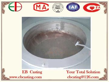 China Tin Melting Furnace Kettle Heat-resistant Cast Iron EB4069 supplier