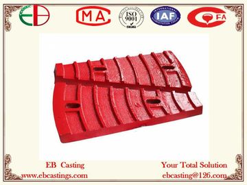 China Φ36004500 Mine Mill Feed End Liner Plates for Grinding Al2O3 Ore ASTM A532 Cr20Mo EB7007 supplier