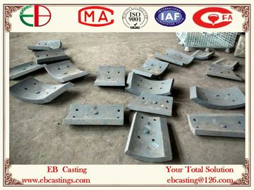 China ZG50Cr5Mo Martensitic Cr-Mo Steel Chute Liner Plates HRC48 Double-Media Quenching Process supplier
