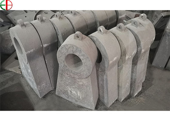 China Custom High Manganese Steel Hammer Crusher Machine Wear Parts Anti-wear Bimetallic Crusher Hammer supplier